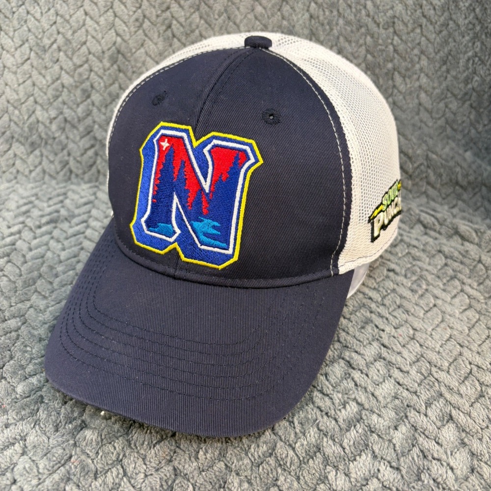 Arkansas Naturals Trucker Hat Navy Blue White Snapback Cap